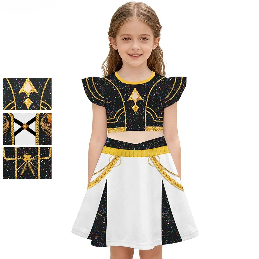 

KPop Demon Hunter Rumi Zoey Mira Cosplay Costume for Girls Printed Clothing Roleplay Outfits Halloween Carnival Performance Suit