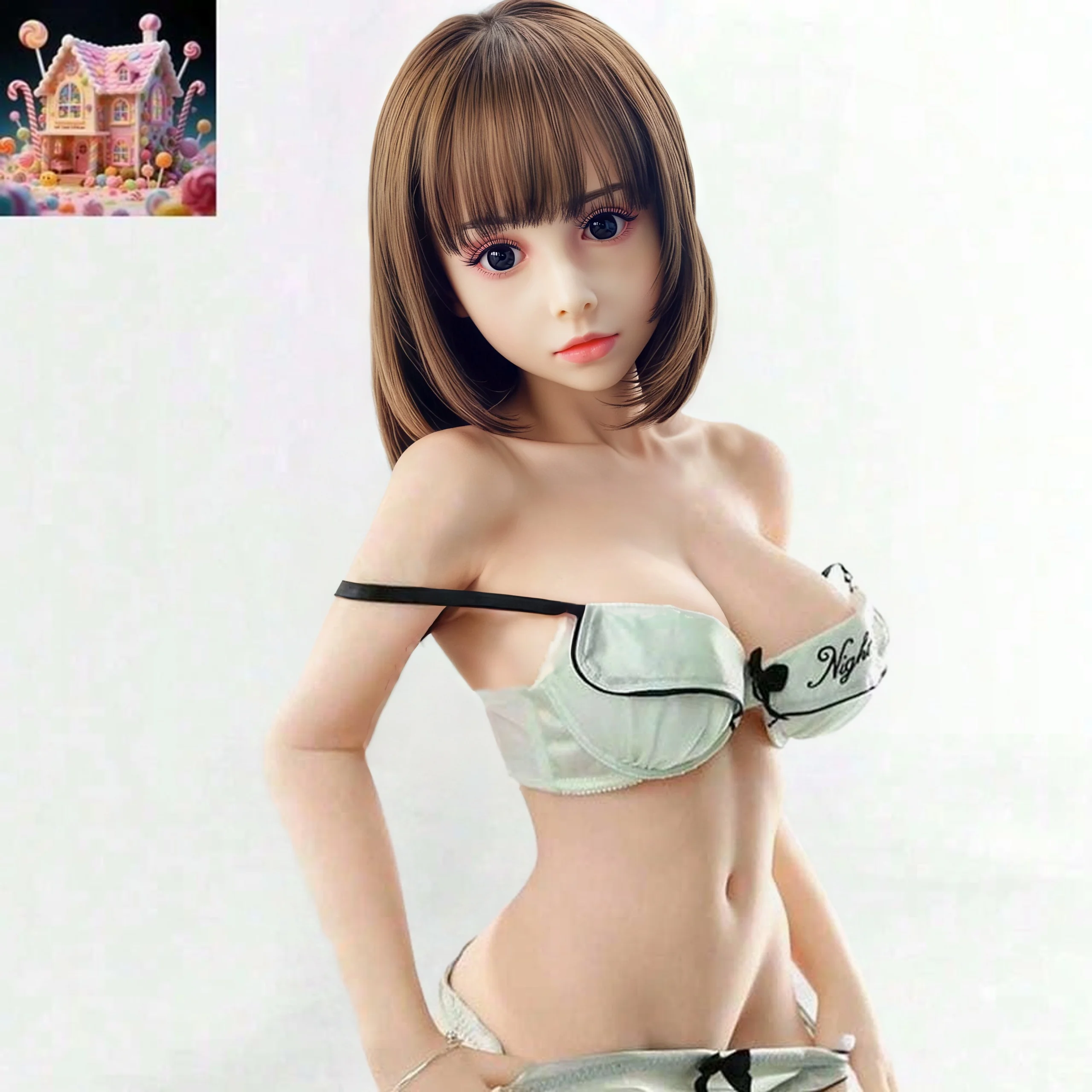 ตุ๊กตา TPE ไร้รอยต่อ ขนาด 140 ซม./100 ซม. โครงสร้างแข็งแรง ท่าทางหลากหลาย แต่งหน้าประณีต ผิวเนียนละเอียด เหมาะสำหรับการถ่ายภาพ