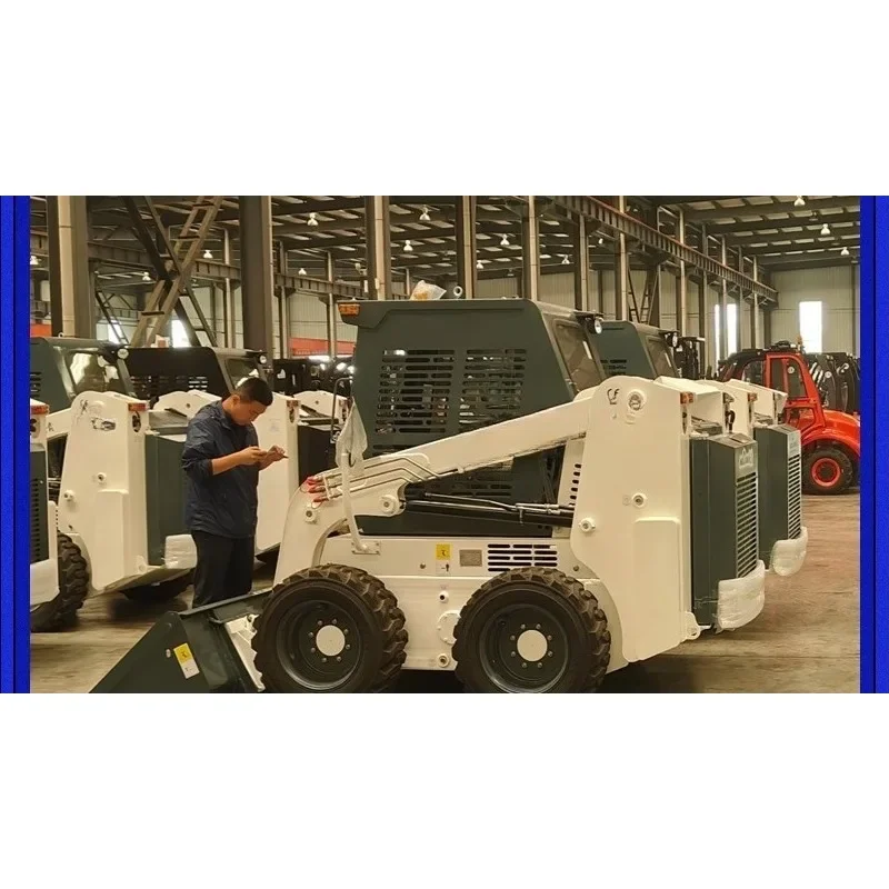 Ride-on Skid Steer Loader, Zero Steering Forklift