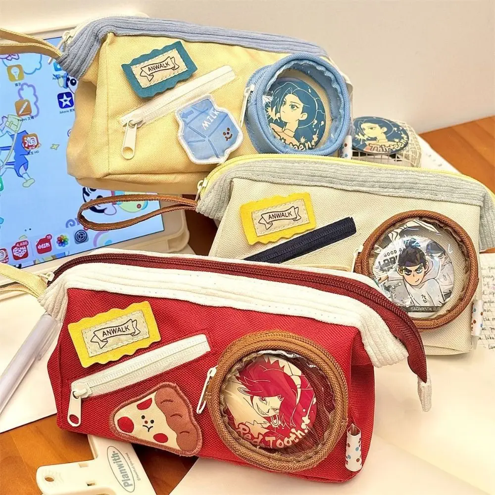 New Large Capacity Itabag Pen Bags Multi-functional Supplies Stationery Zipper Pen Bag Cosmetic Bags Pencil Case