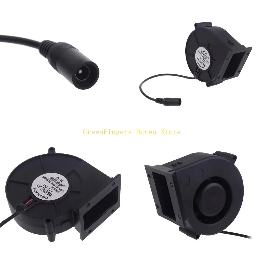 

F68D Portable BBQ Fan 9733 DC12V 5.5x2.1mm 5300R/Min Air turbofan Blower for Barbecue