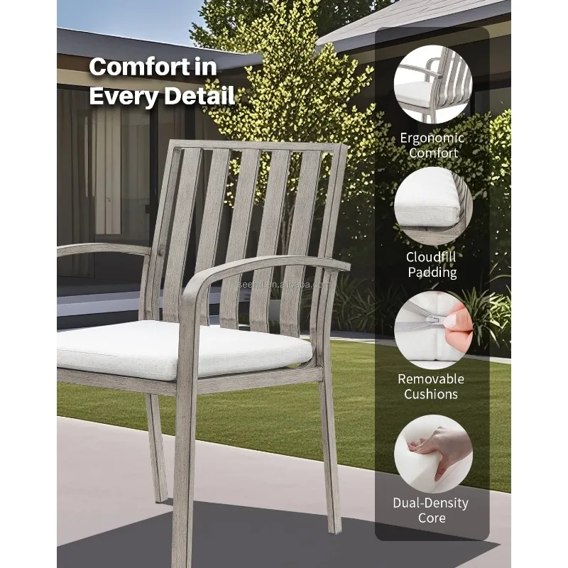 الأريكة أريكة الأثاث مجموعات الأثاث في الهواء الطلق كرسي أريكة استرخاء جلسة خارجية فناء هوائي واحد حديقة الزاوية صالة المعيشة المنزلية