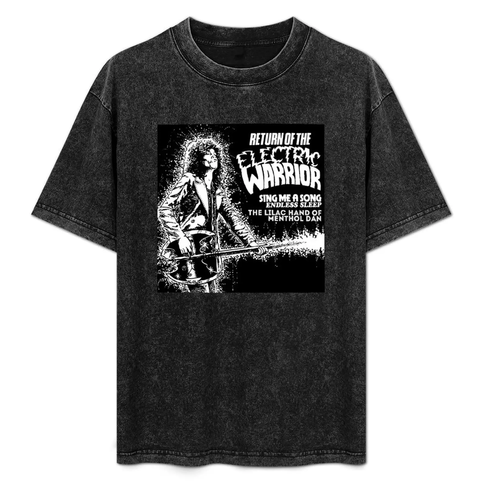 Márc Bólán Return Of The Electric Warrior T-Shirt heavyweights shirts graphic Men's t-shirt