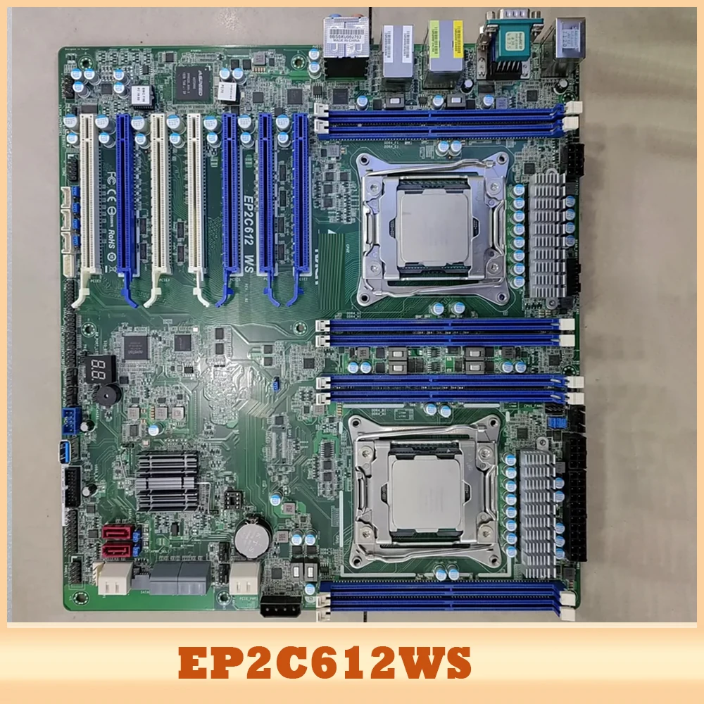 X99 Dual Channel Workstation Motherboard EP2C612 WS Support E5-2600v3/v4 EP2C612WS