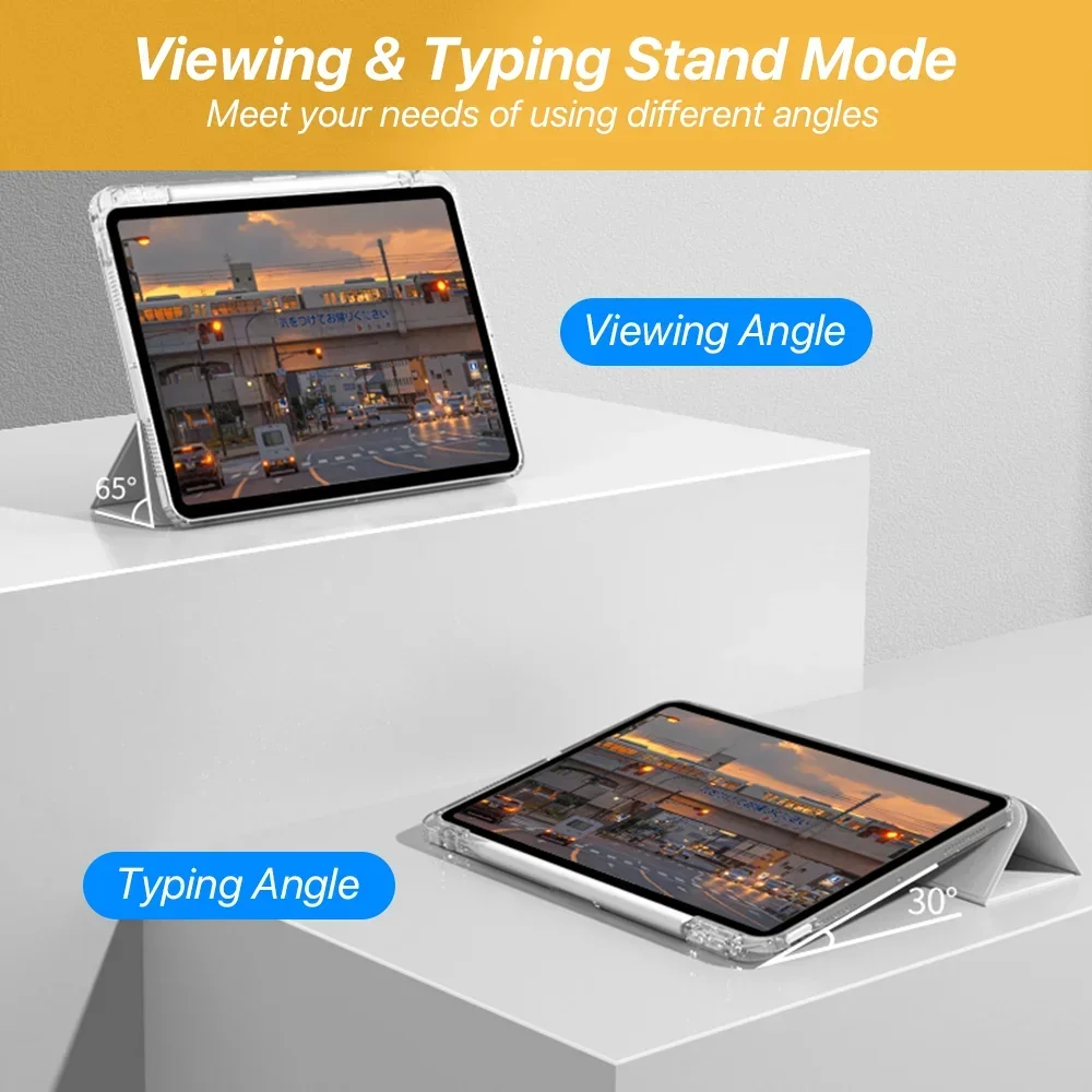 حافظة لجهاز iPad 10 10th Generation 2024 Pro 13 M4 12.9 11 3th Air 11 13 "4 5 10.9 iPad 10.2 7th 8th 9th 9.7 5th 6th Cover