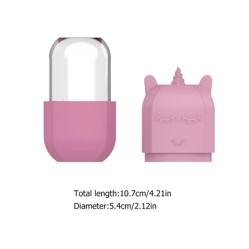 قالب يونيكورن صغير من السيليكون للوجه لشد البشرة وتقليل المسام ومدلك الوجه أداة تجميل للنساء #3