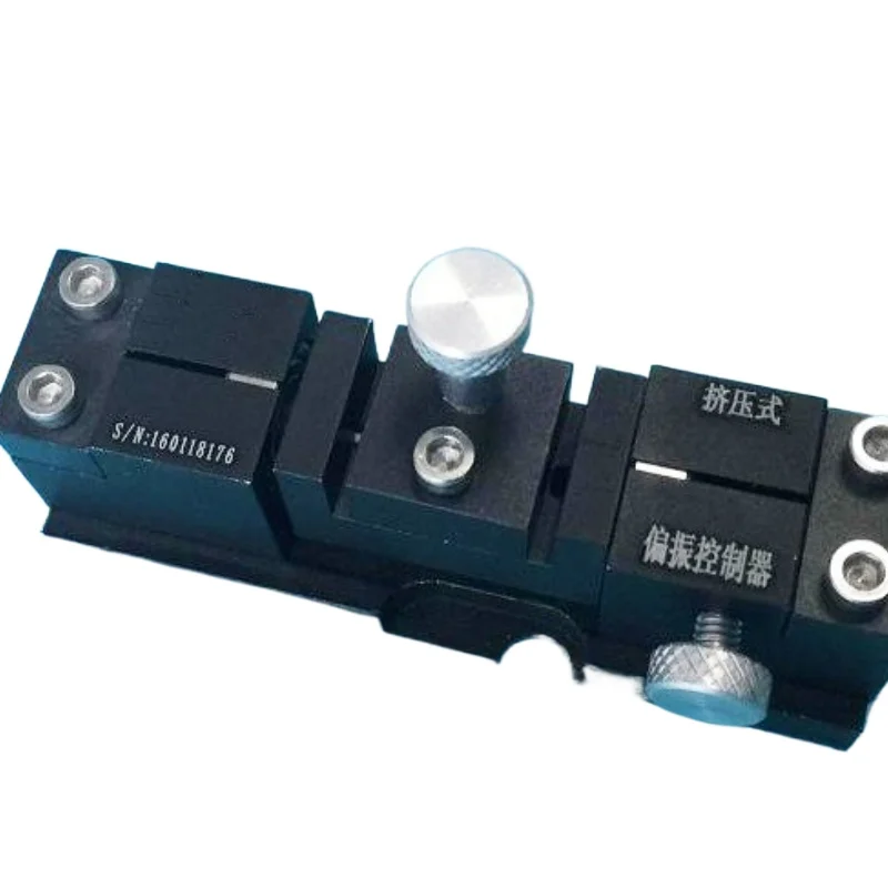 Squeeze Polarization Controller Fiber Optic Mechanical Adjustment Device for Data Center Optical Communication System Lab