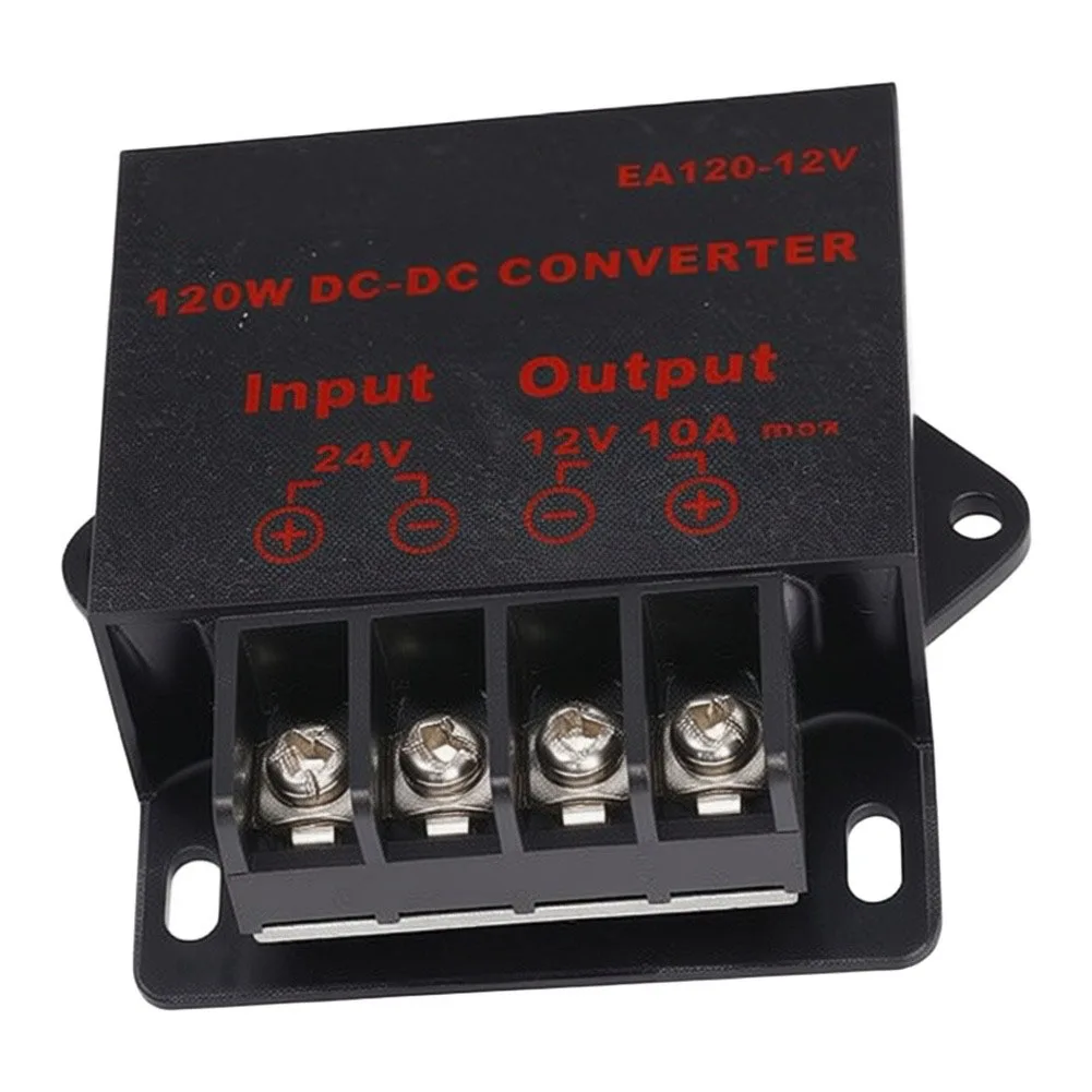 For Tight Engine Compartments DC Step Down Regulator 10A Power Supply 12V Step Down Converter Stable DC Output
