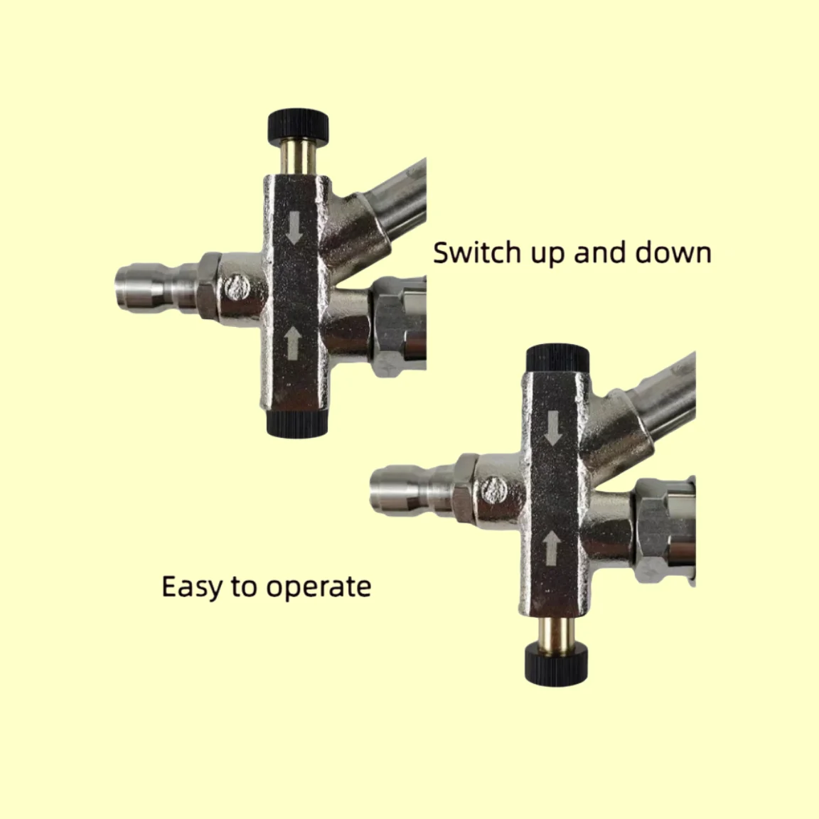 ダブルエンドコネクタとツール付きの高圧洗浄機,クイック接続スイッチ,1/4インチのダブルチップ付き,フォームノンおよびスプレーノズル用