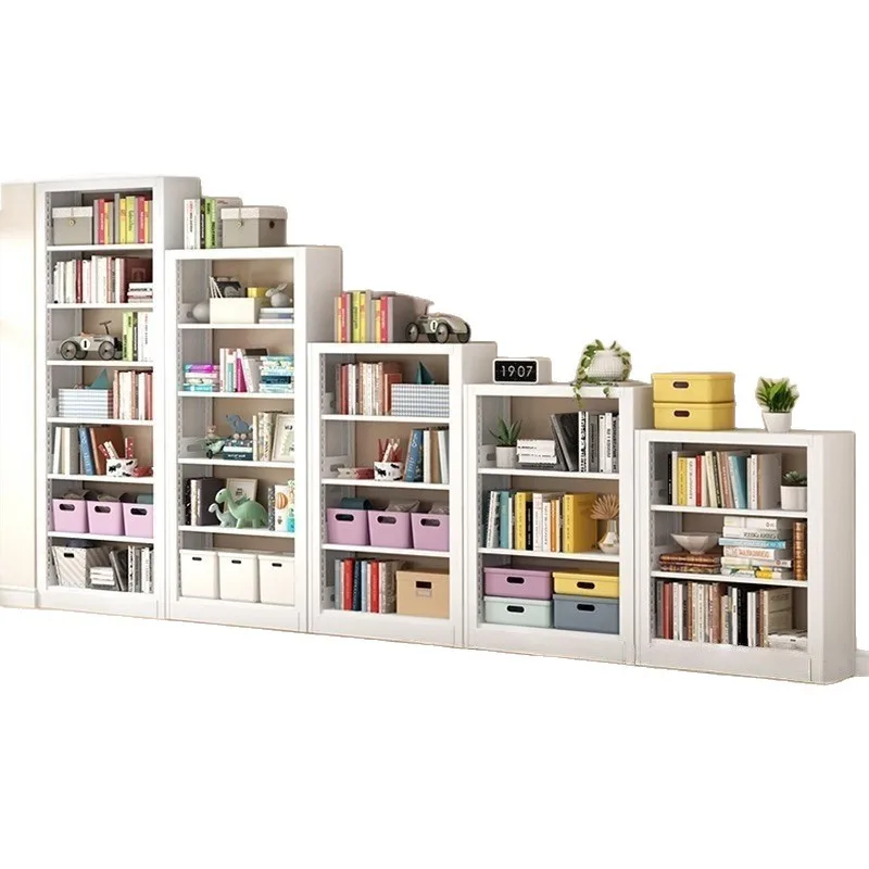 

Library bookshelf children's picture book shelf living room simple snack toy storage rack thickened household steel shelf