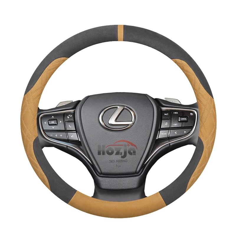 Juste de volant de voiture en cuir suédé, style de voiture, accessoires automobiles, Lexus ES, LM, TX, GX, LBX, NX, 2024, 2025