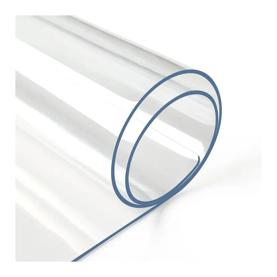 

Прозрачная защитная пленка для стола толщиной 2 мм, 36 x 60 дюймов, прямоугольная пластиковая накладка на стол, прозрачная защита для стола из ПВХ, защитный коврик для стола.