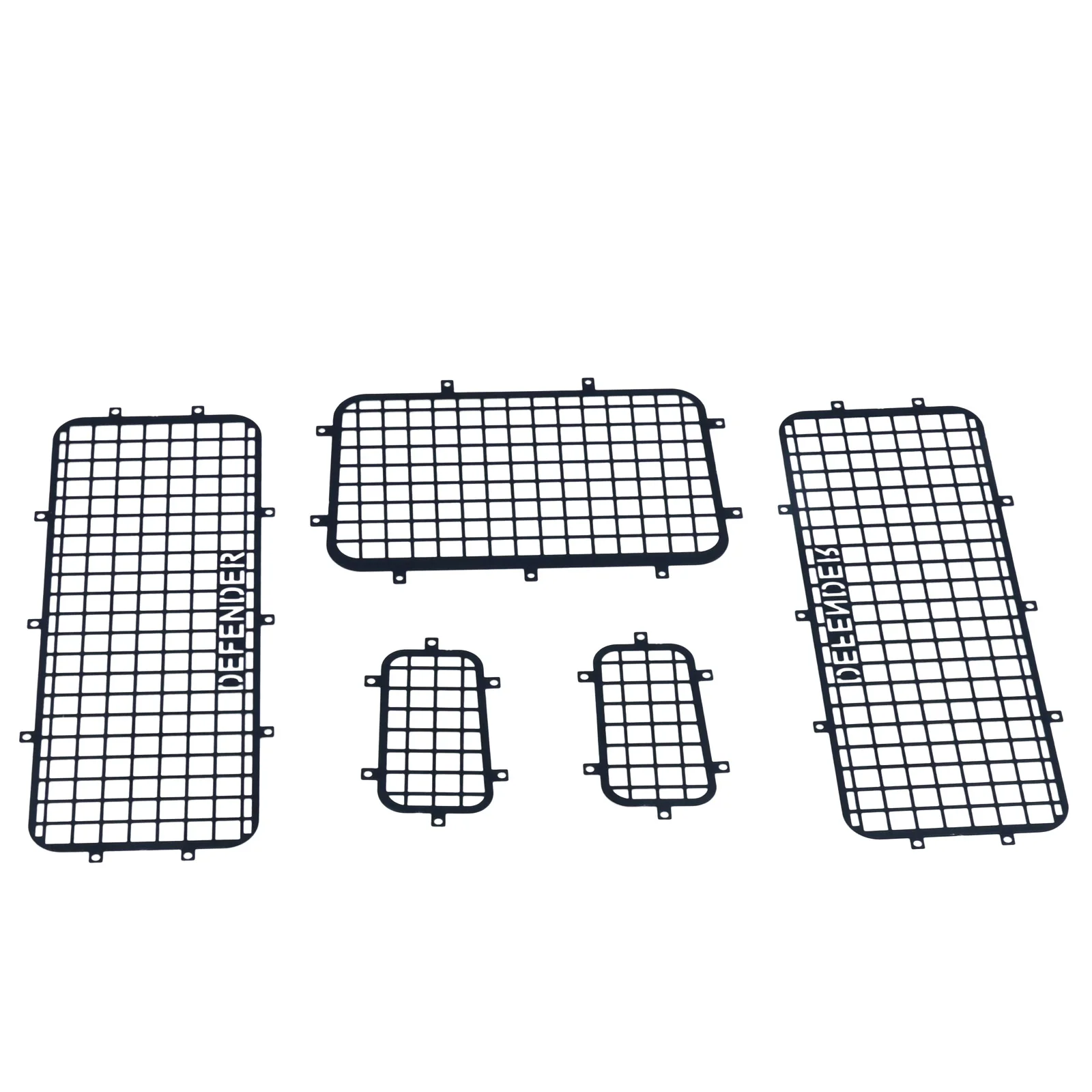 

[Набор автомобильных сеток Trx4] Traxas Trx4 Defender 82056-4 Специальный пульт дистанционного управления Альпинистская металлическая защитная сетка для окон автомобиля Боковое окно Заднее окно Встроенные детали обновления