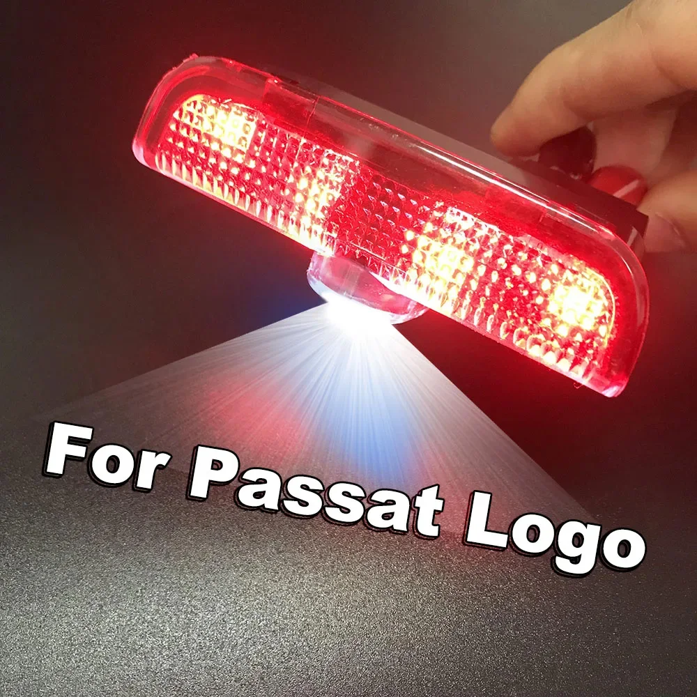 2pcs PASSAT Courtesy Light PASSAT Logo Light LED Door Light For VW Passat Scirocco Golf Touareg Tiguan Jetta CC EOS Touareg