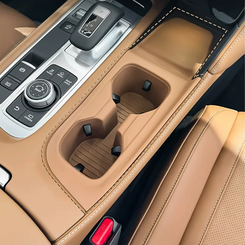 For Infiniti QX60 2022-2024 Center Console Cup Holder Silicone Mat Wireless Charging Pad Liner Interior Accessory