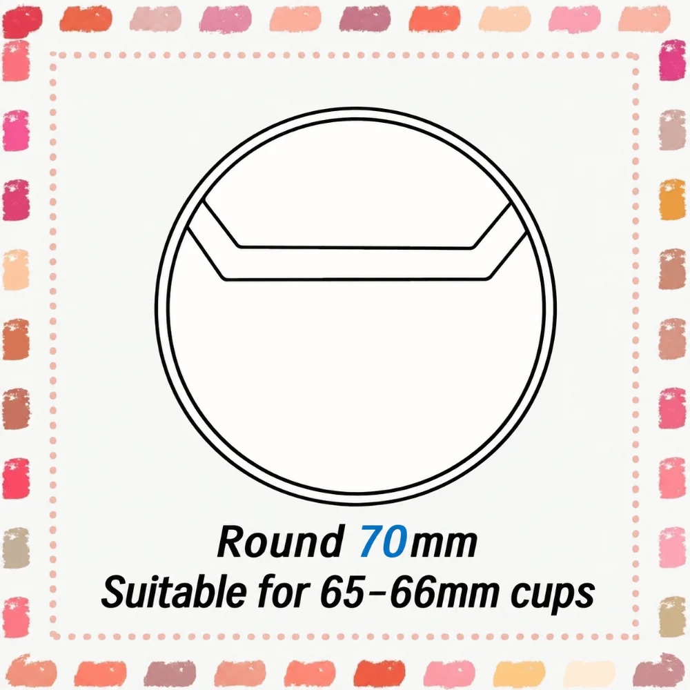 30PCS Transparent PVC Badge Protector Case High-Protection 63/70/83mm Round Display Cover Dustproof Pin Anime Badge Sleeve