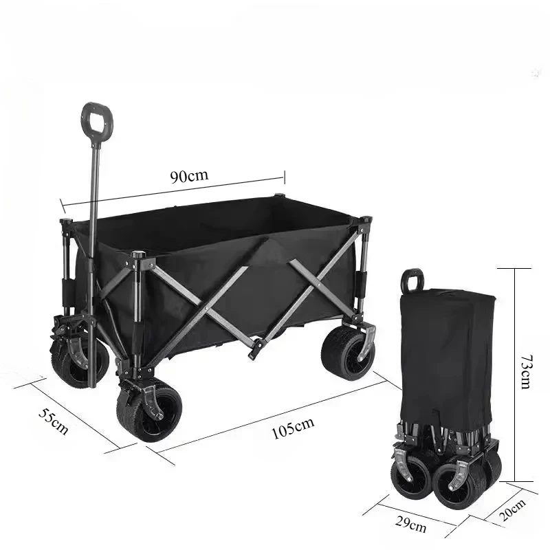 Camping Helper! Multifunctional Storage Cart, Large-capacity Storage Space, Making Your Gear Complete and Travel More Convenient