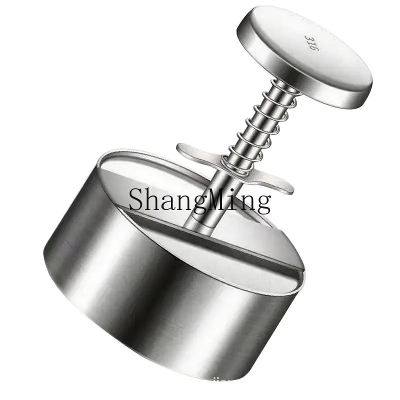 

CL 316 Stainless Steel Burger Meat Press Meat Patty Meat Press Household Cuisine Sushi Round Mould DIY Onigiri Mould