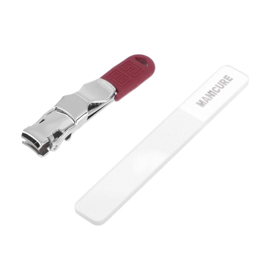 

2pcs Delicate Nail Clippers Set for Trimming with Ergonomic Handle