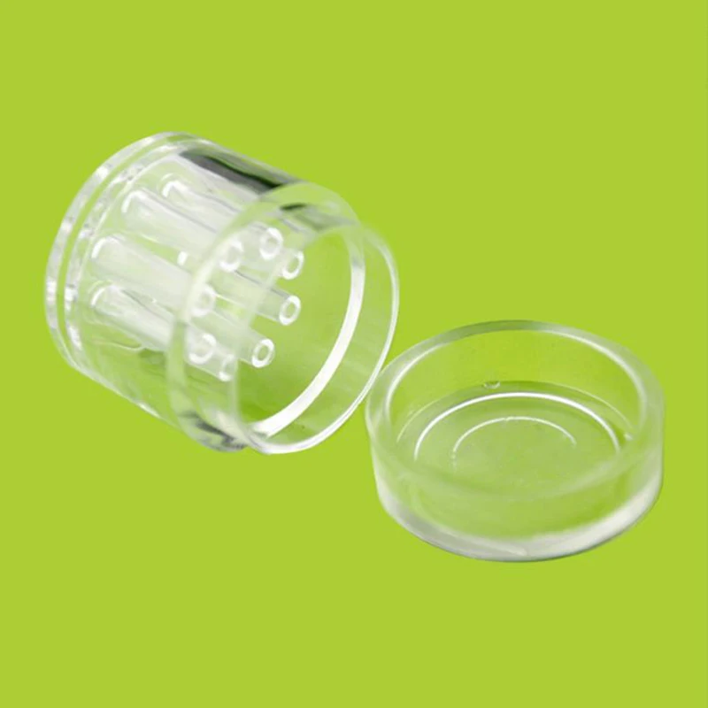 High Transparent  Aquarium Fish Tank Acrylic Decoration Clear Snail Trap Catcher Plants Planarian Pest Catch Box Leech 8 Holes