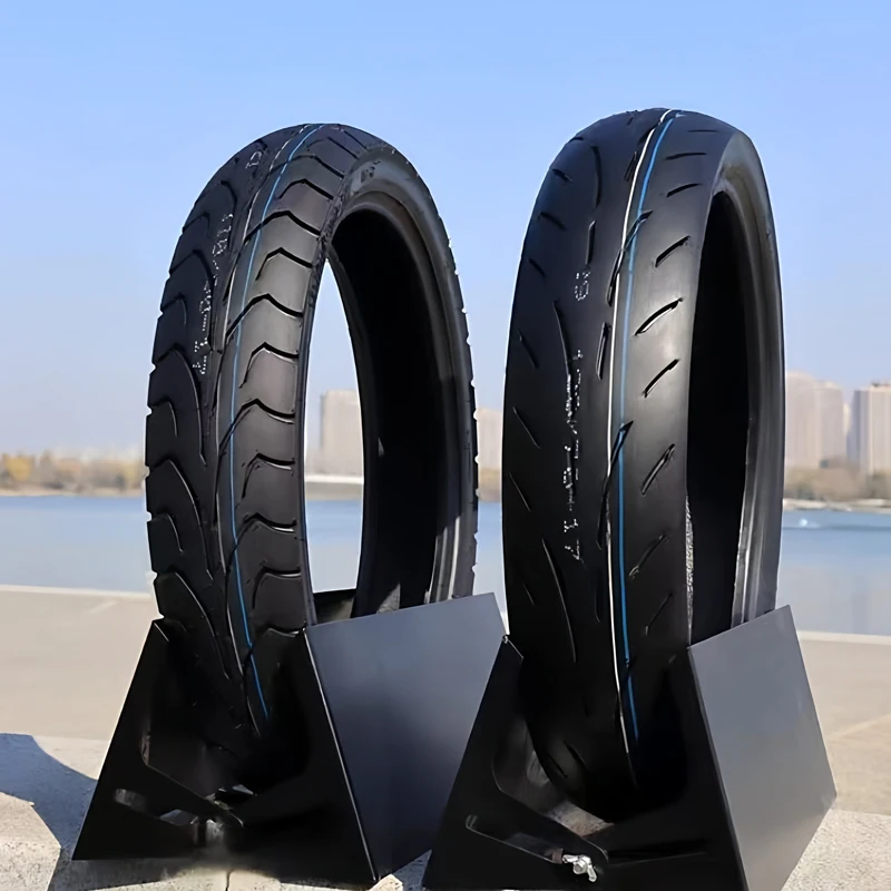 Motorcycle Tubeless Tyre 110/120/140/150/160/180/200 for Honda Yamaha Suzuki Qjmotor Benelli 17 Inch High Speed Motorbike Tire