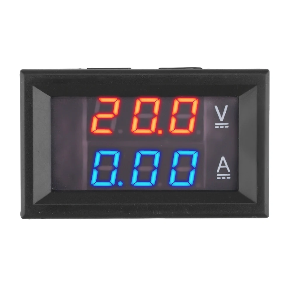 Mini Digital Voltmeter Ammeter DC 4.5-30V 50A/30A Amp Volt Voltage Current Meter Detector Tester  Dual LED Display Gauge