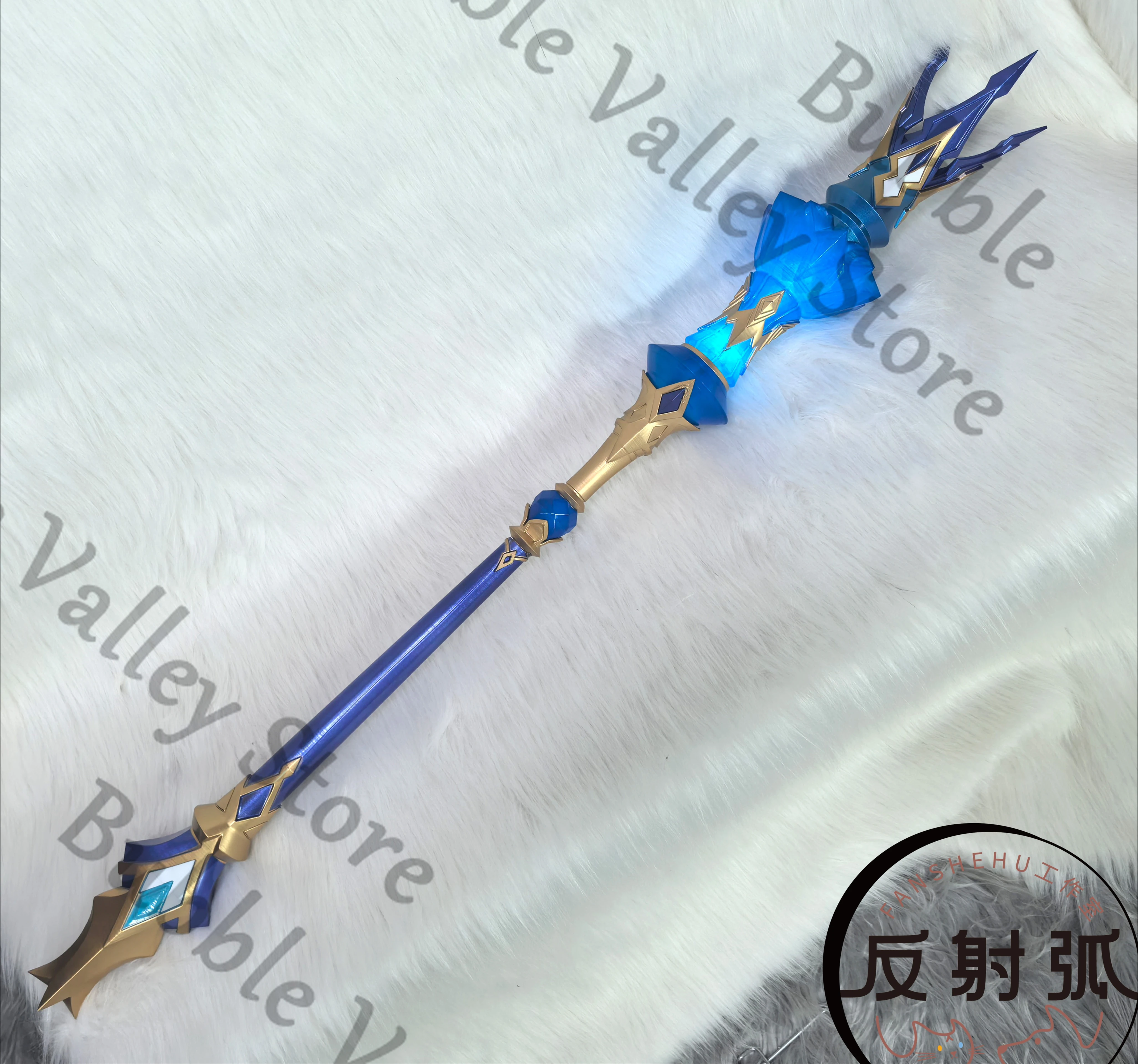 

Anime Honkai: Star Rail Cerydra Cosplay Staudio-videoes Flame Crown Prop Cartoon Sceptre Wand Headwear Irradiative Props Xmas