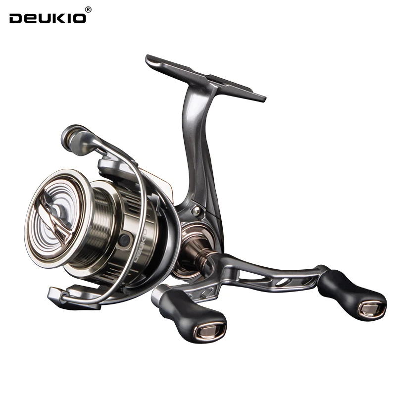 DEUKIO Double Handle Spinning Fishing Reel 7+1BB 5.2:1 Max Drag 6kg CNC Metal Spool Handle Saltwater Freshwater Fishing Reel - AliExpress 18 DEUKIO Double Handle Spinning Fishing Reel 7+1BB 5.2:1 Max Drag 6kg CNC Metal Spool Handle Saltwater Freshwater Fishing Reel - AliExpress 18
