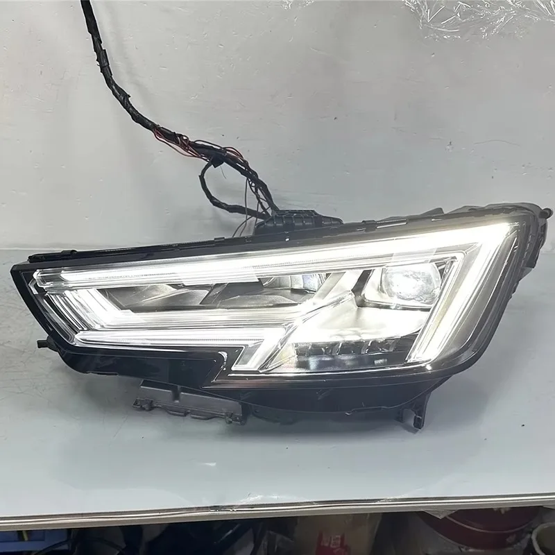 High Quality Original LED Headlight Assembly For Audi A4 B10 B9 2017-2020 New Condition Left & Right Head Lamps