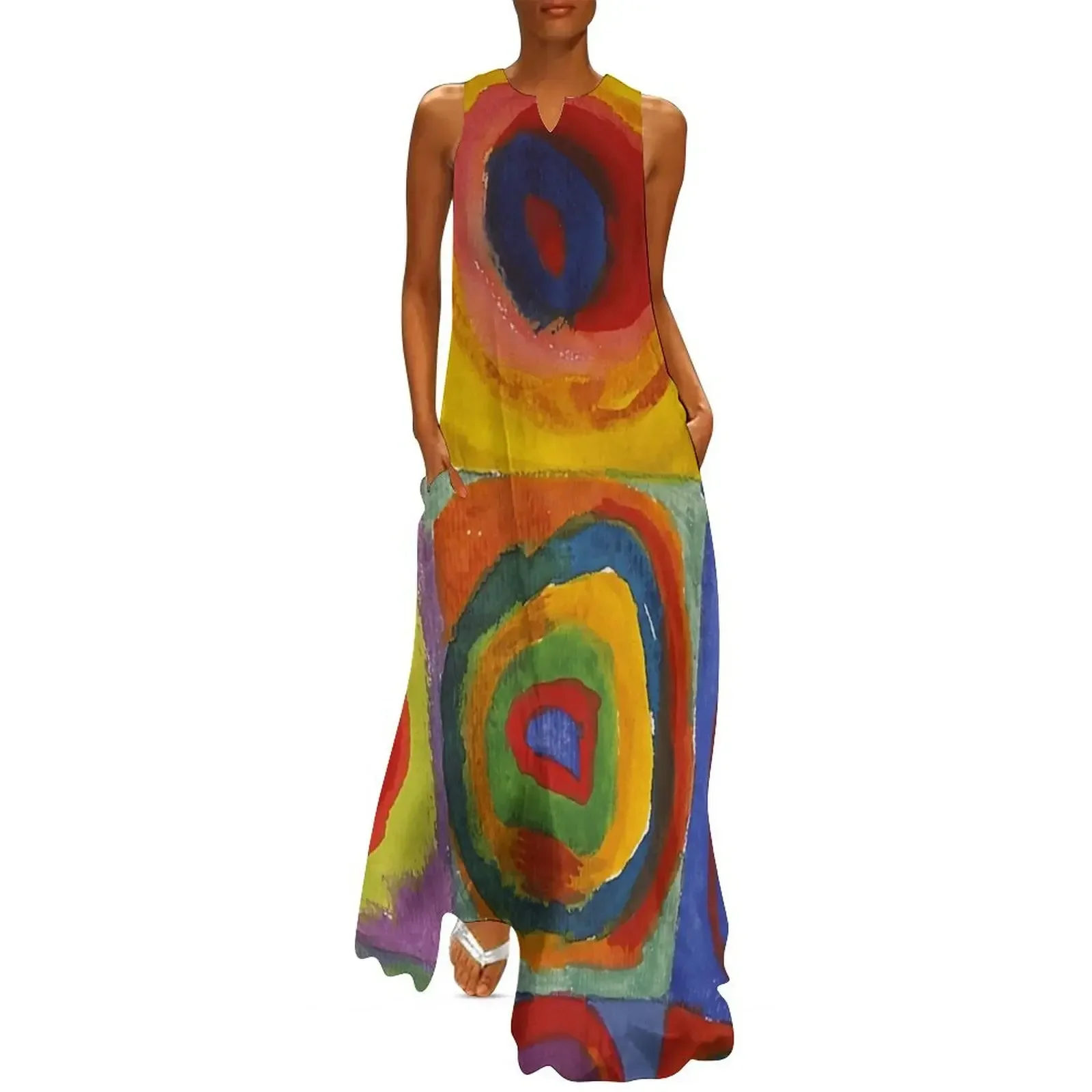 

Wassily Kandinsky Long Dress Long dress woman elegant party dress for women 2025 Summer dresses for women women