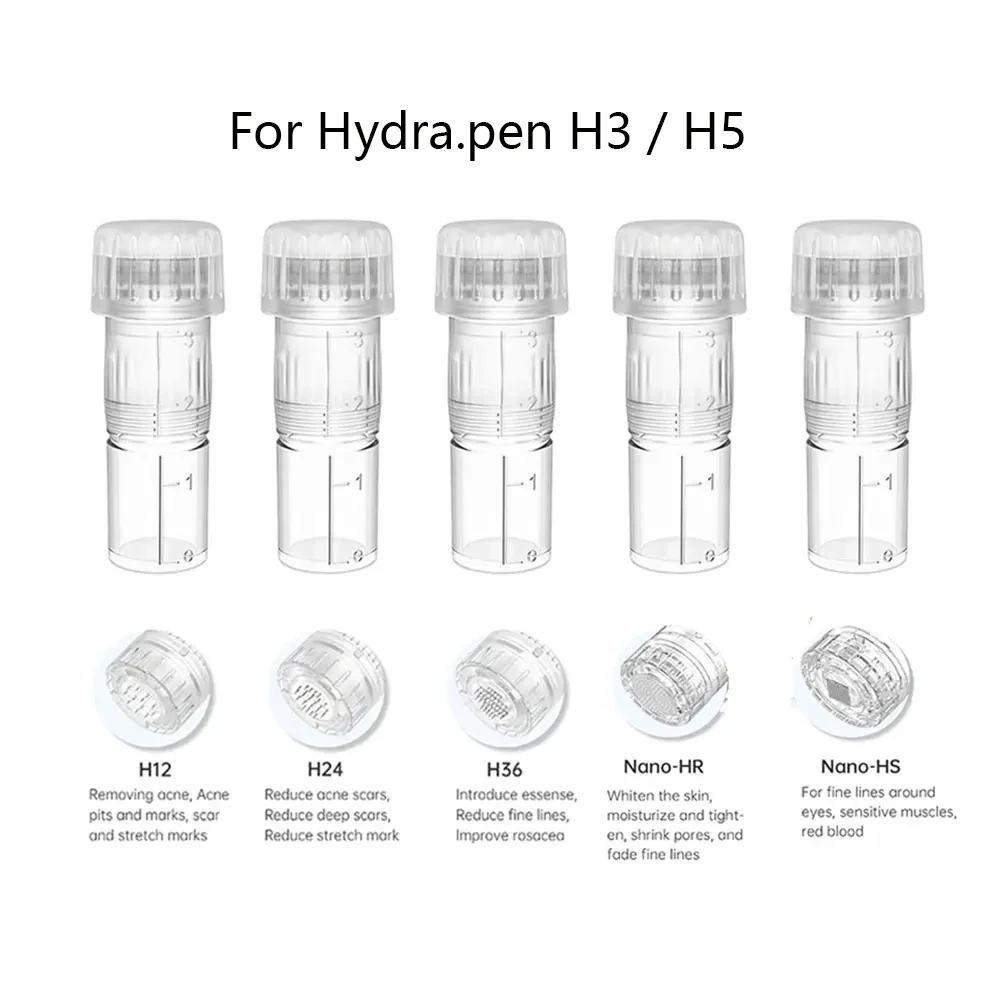 Original Manufacturer Hydra.Pen H3 / H5 Replacement Needles Cartridges - (1 Pack) - MTS Microneedling Skin Care