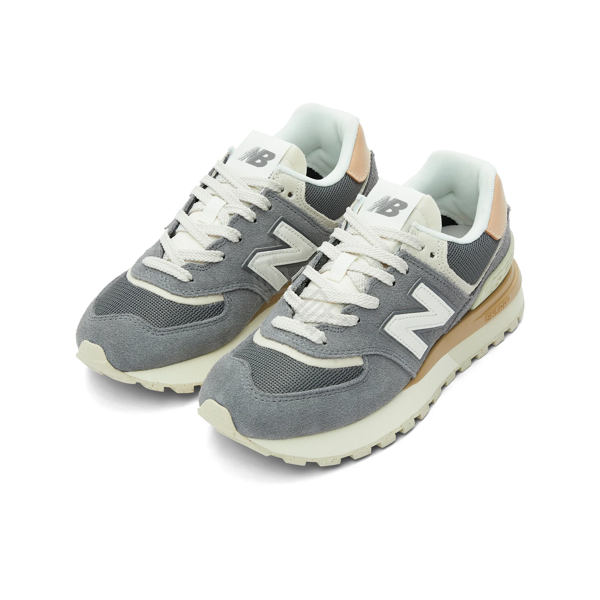 

New Balance 574 Legacy Retro, универсальные повседневные кроссовки с низким вырезом для мужчин и женщин, белые.