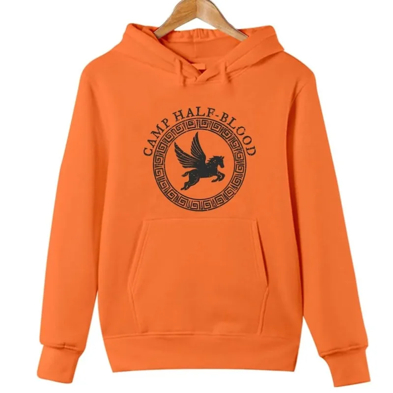 Camp Half Blood Long Island Sound Sudaderas con capucha de Halloween Día Mundial del Libro Regalo de cumpleaños Sudaderas con capucha para jóvenes Nueva llegada: Top de manga larga