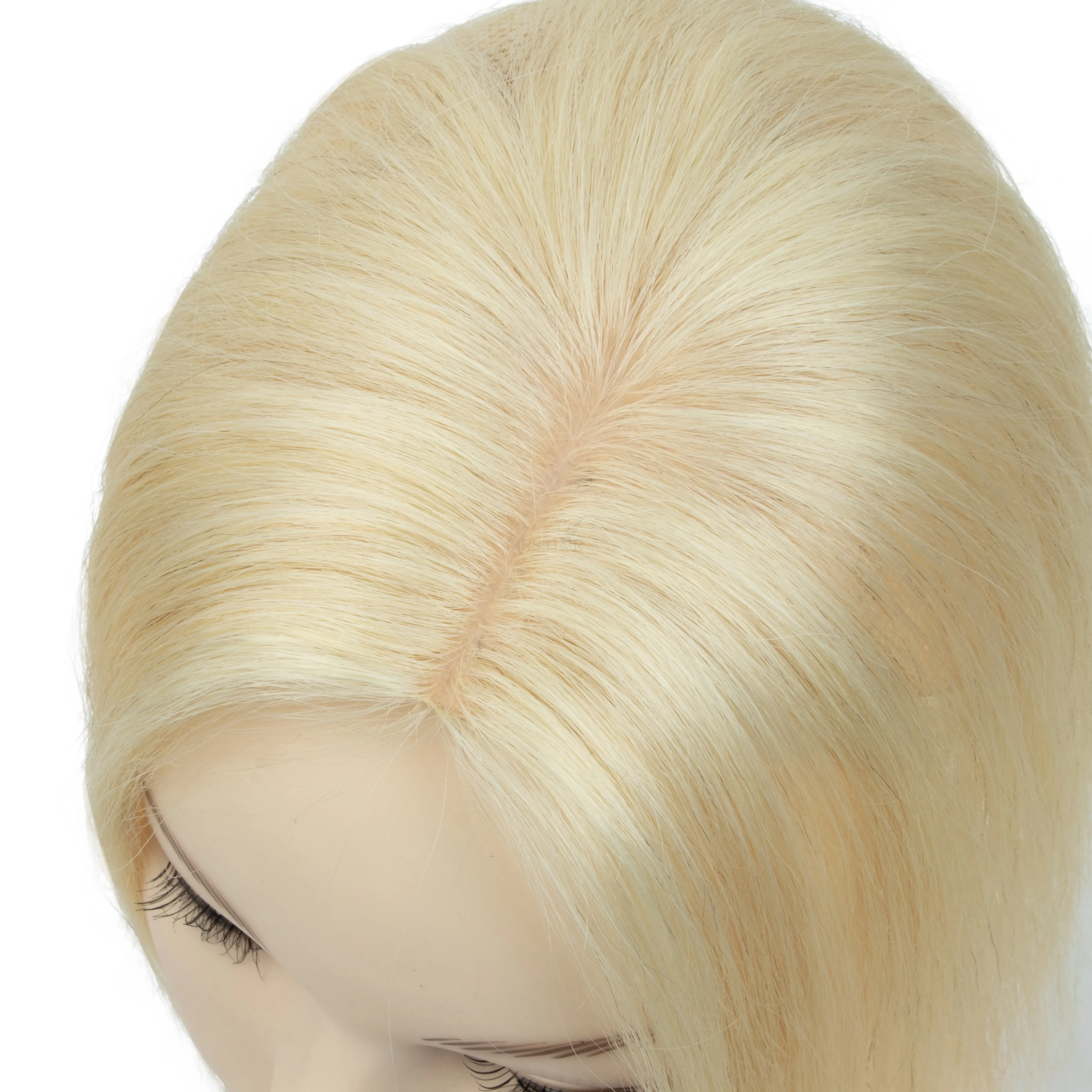 Hair Topper Rambut Manusia dengan Klip Mesin-Remy Hair Topper untuk Wanita Topper Alami Włosy untuk Rambut Tipis One Piece Toppers