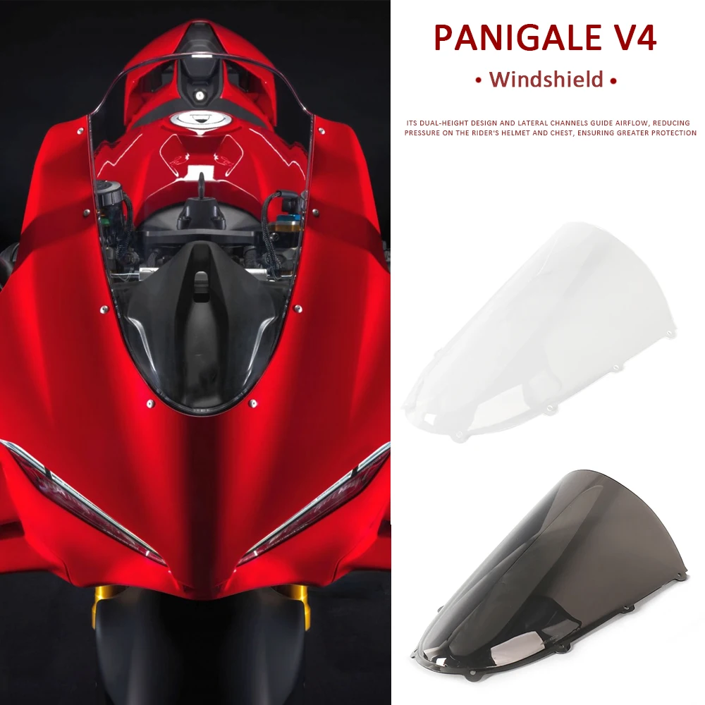 

Новое ветровое стекло Double Bubble (коричневое, прозрачное) для мотоциклов Ducati Panigale V4 V4S V4R 2025 2026