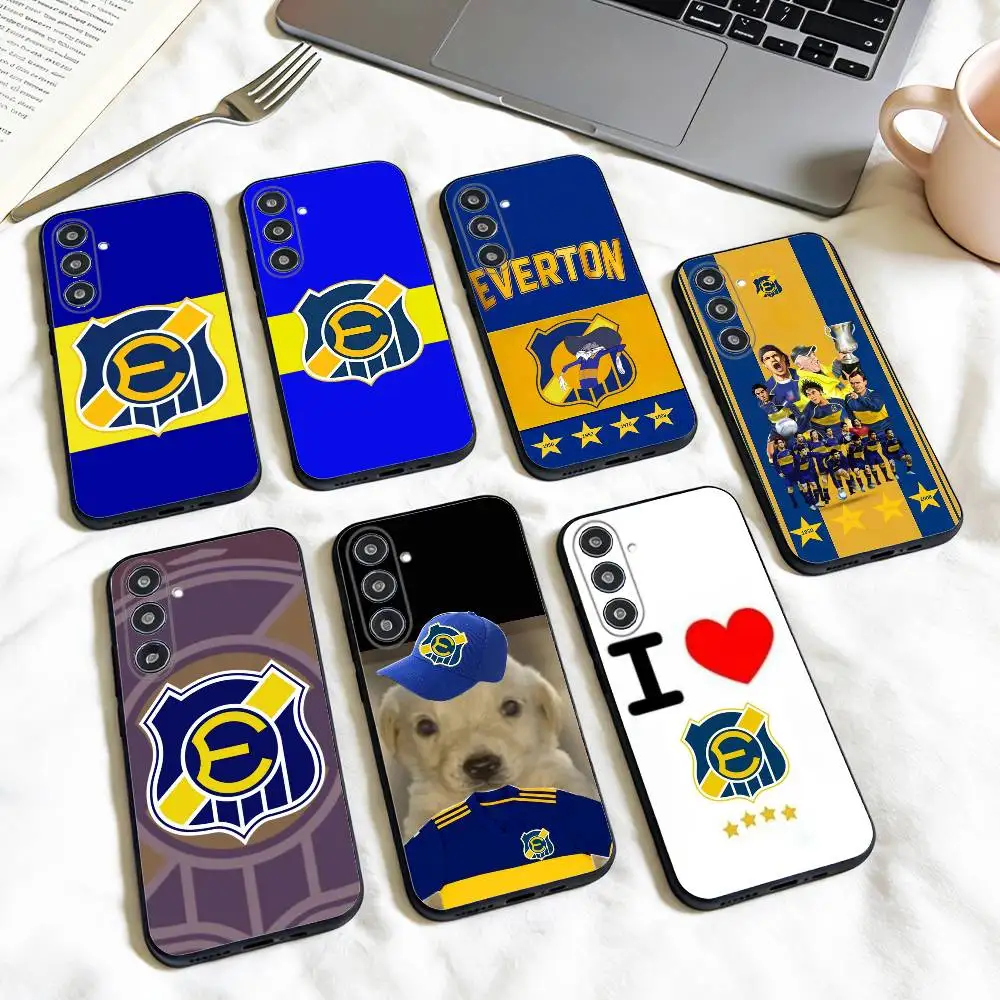 C-Cool E-Everton de V-Vina del Mar phone Case For Samsung Galaxy A73,A72,A71,A70,A53,A52,A51,Others Soft Black Shell