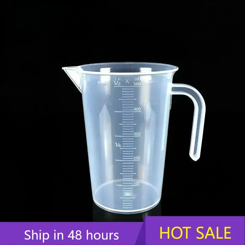 

1pc Laboratory Beaker Plastic Measuring Cup 250ml Laboratory Cylinder Student School Lab Student Stationery Kitchen Scale Cup