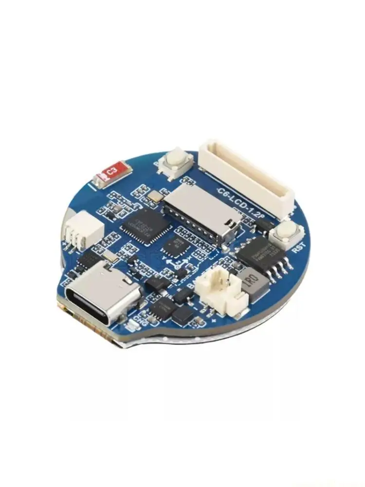 Human-Machine Development Board with 65K-Color Round LCD Display