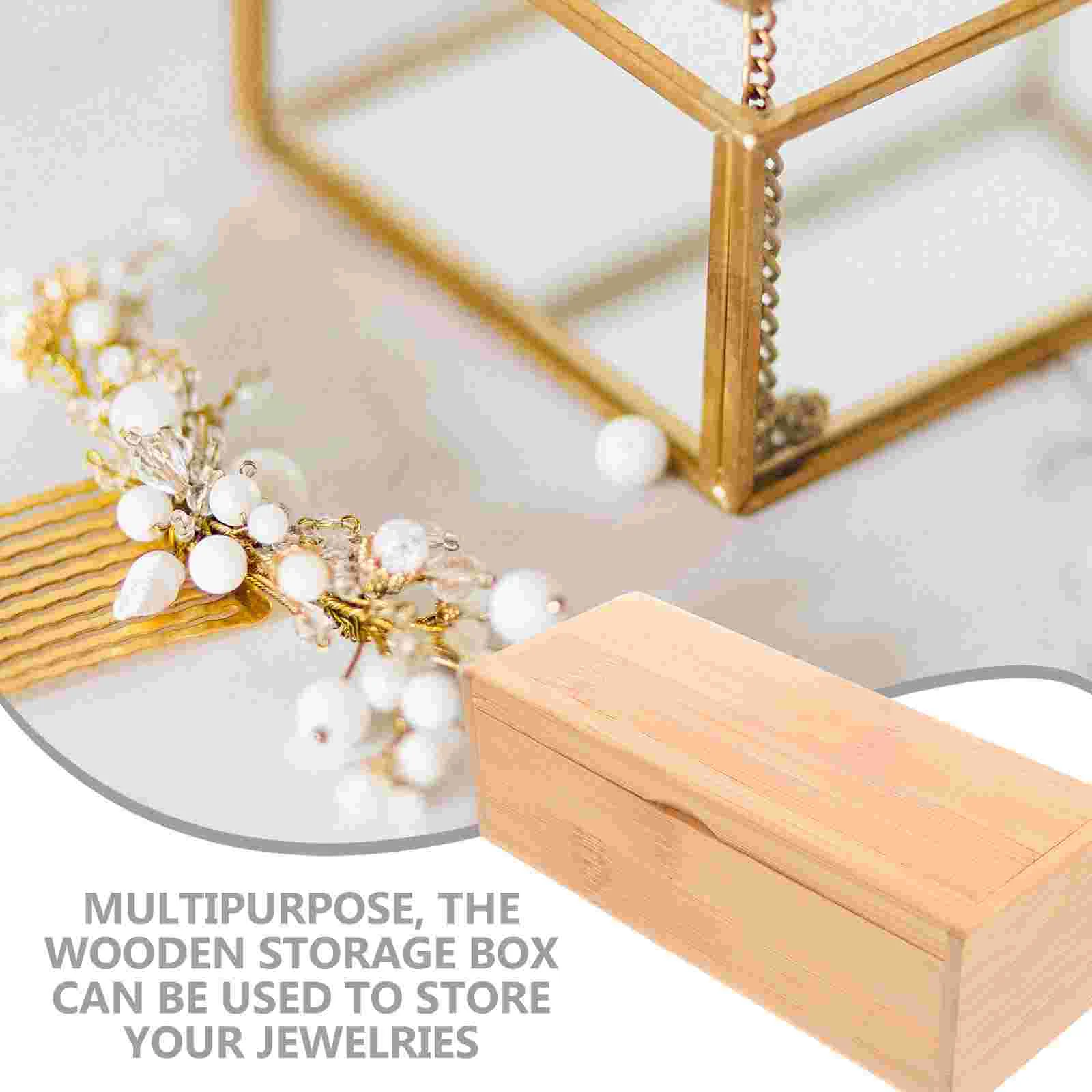 Storage Box Makeup Breadboxes for Organizer Sunglasses Vintage Decor Jewelry Container Decorate