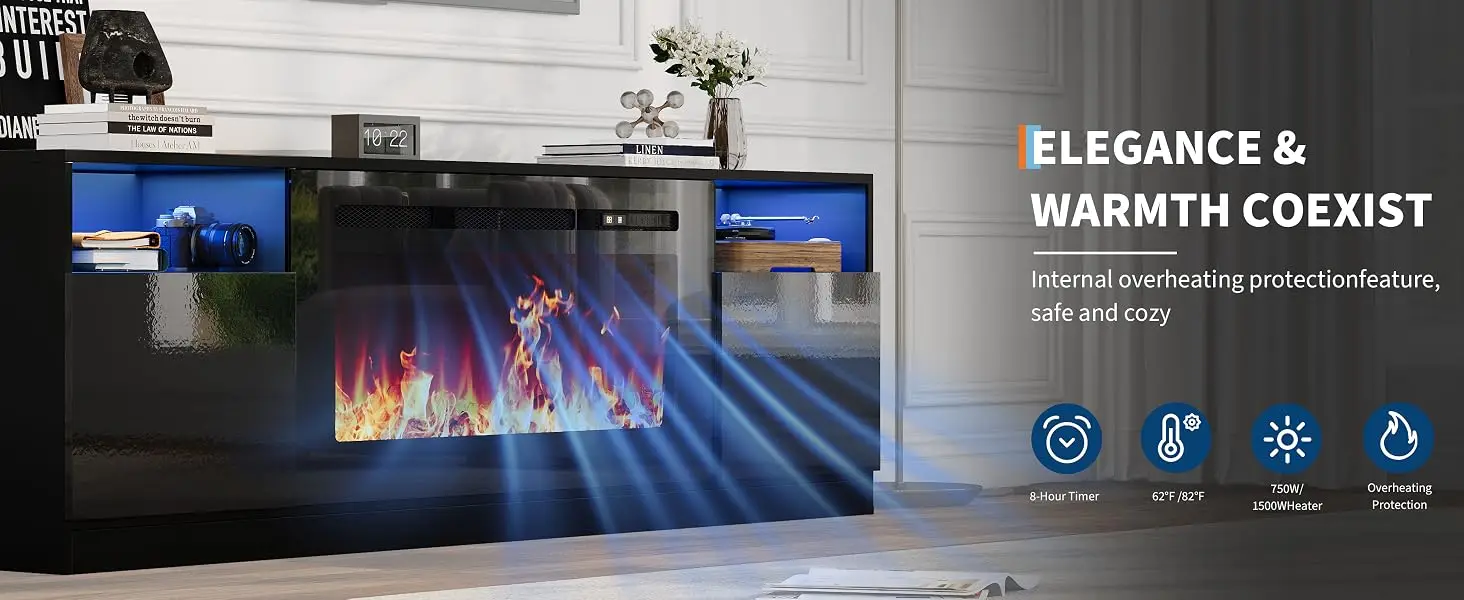 FY-Fireplace TV Stand