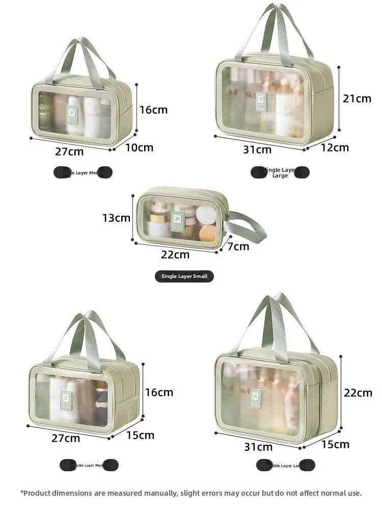 bolsa-de-viagem-transparente-a-prova-d'Agua-para-cosmeticos-fs-com-separacao-de-seco-e-molhado-para-banho-e-natacao