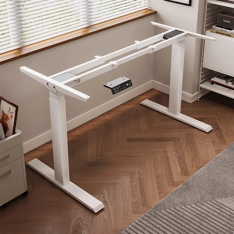 Dual Motor Smart Electric Lifting Desk Leg Height Adjustable Frame for Office Study Computer Coffee Table Sit Stand Desk