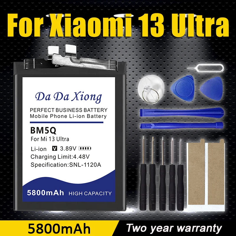 

Brand-New BM5Q Replacement Battery For Xiaomi Mi 13 Ultra 13Ultra Batteria Batteries + Kit Tools
