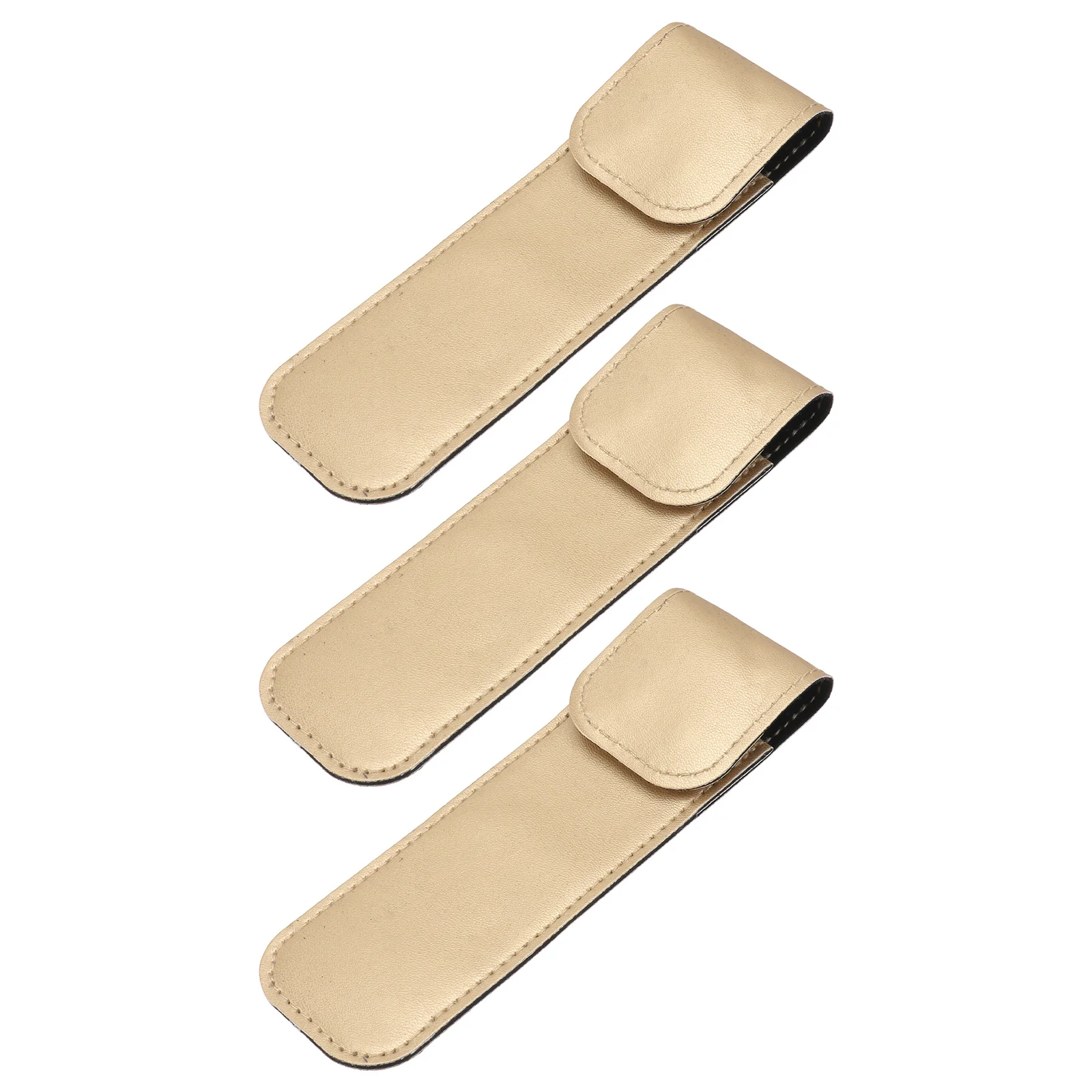 3Pcs PU Wimpern Pfropfen Pinzette Schutzhülle Kleine Schutzhülle Pinzette Halter Edelstahl Pinzette Fall