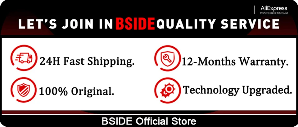 BSIDE Digital Multimeter Smart Infrared Temperature 15V Diode LED Tester True RMS 9999 DC AC Voltage Rechargeable Multiteter DMM