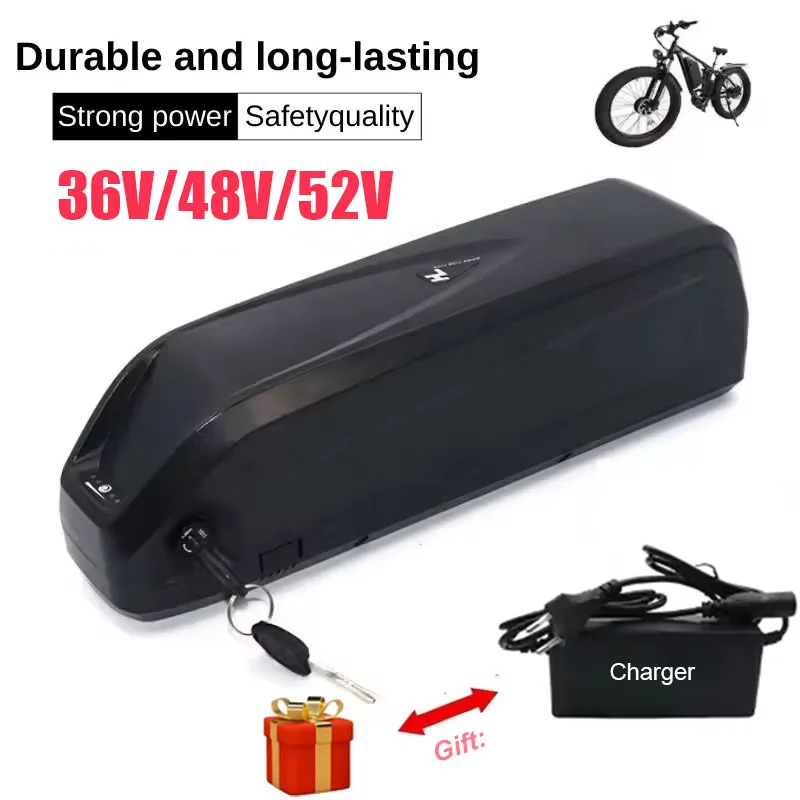 18650 Electric Scooter Battery 36V 48V 52V 17Ah 25Ah for 250W~1500W Motorcycle/bicycle Waterproof LithiumBattery with Charger