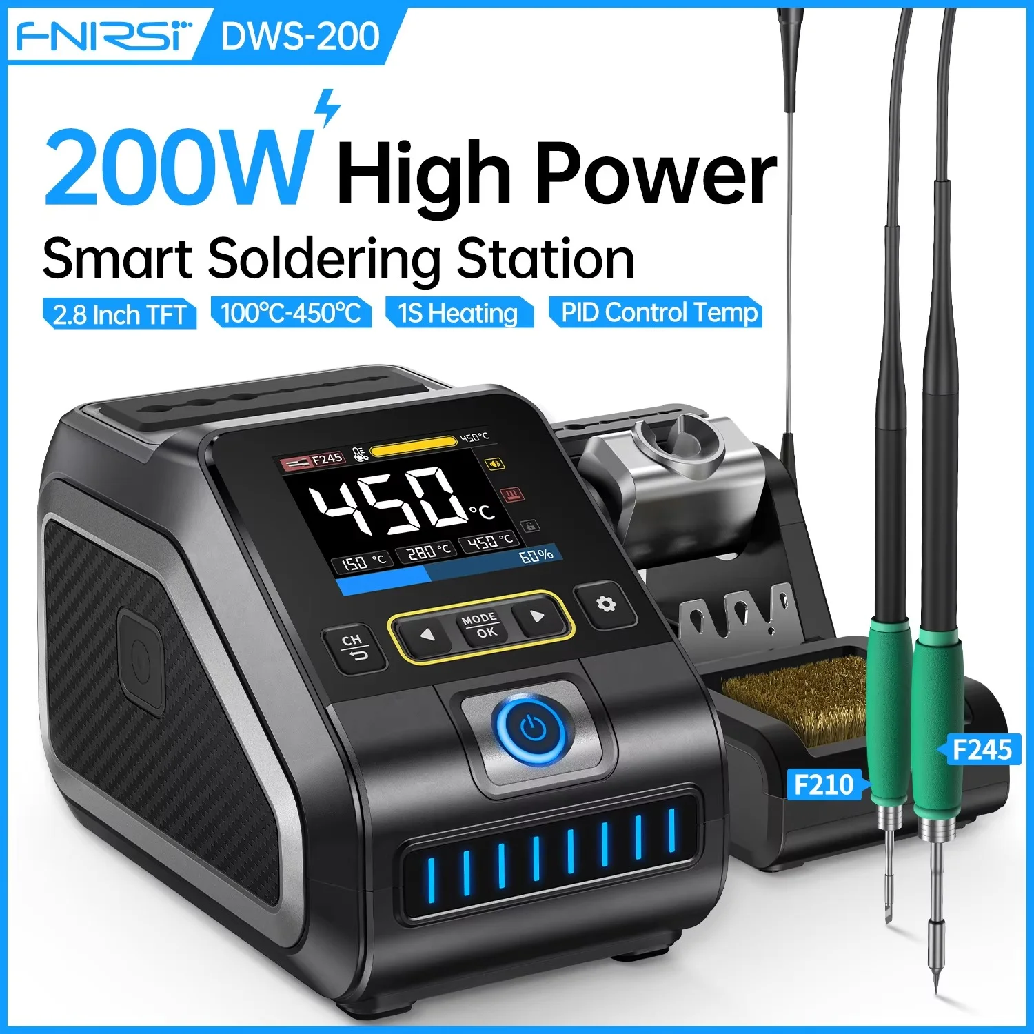 Estación de soldadura FNIRSI D - Power Tools Station reseña y precio