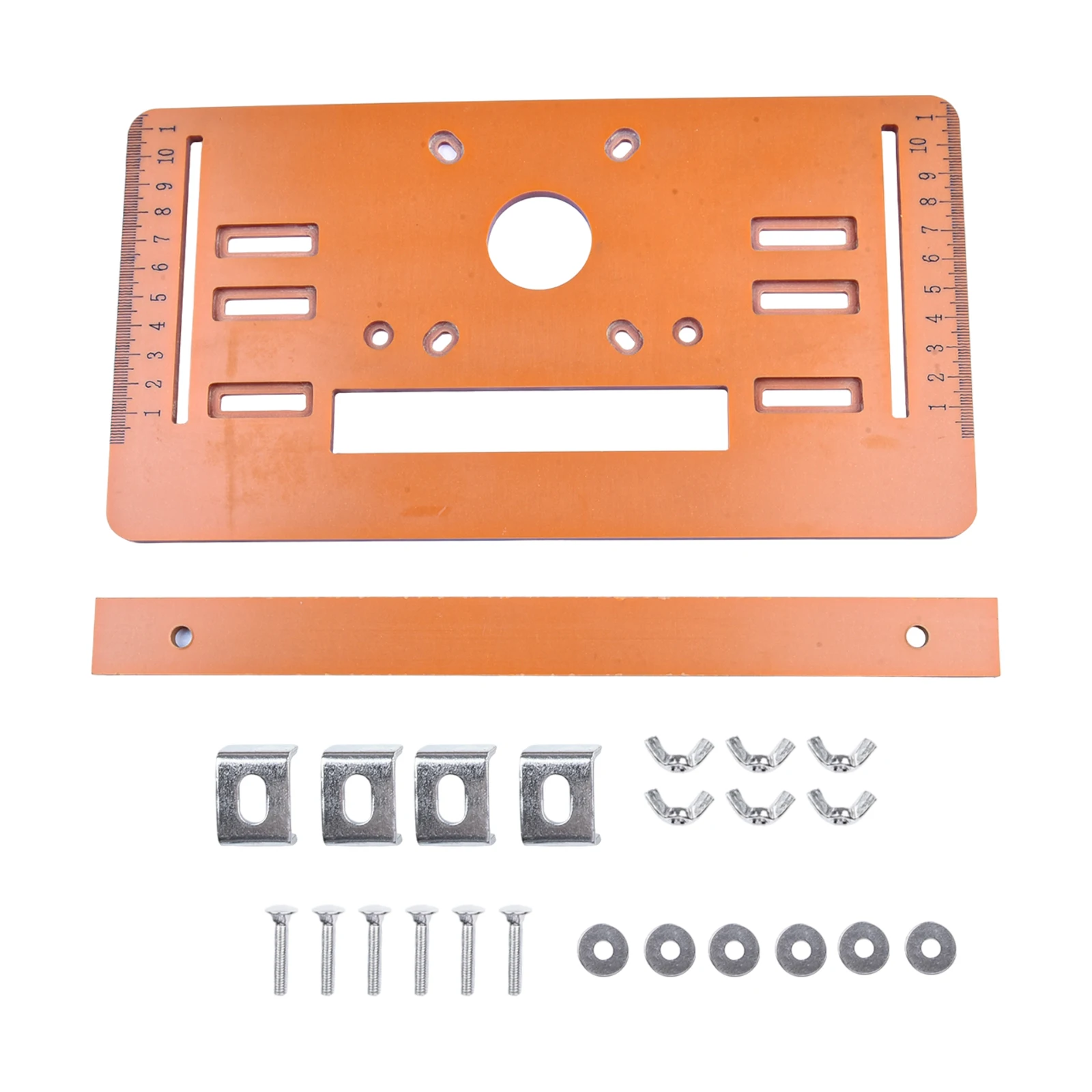 1pc Cutter Base Plate Bakelite Guide Plate Saw Base Adjustable Rail Bottom Plate Woodworking Accessory  Power Tools Parts