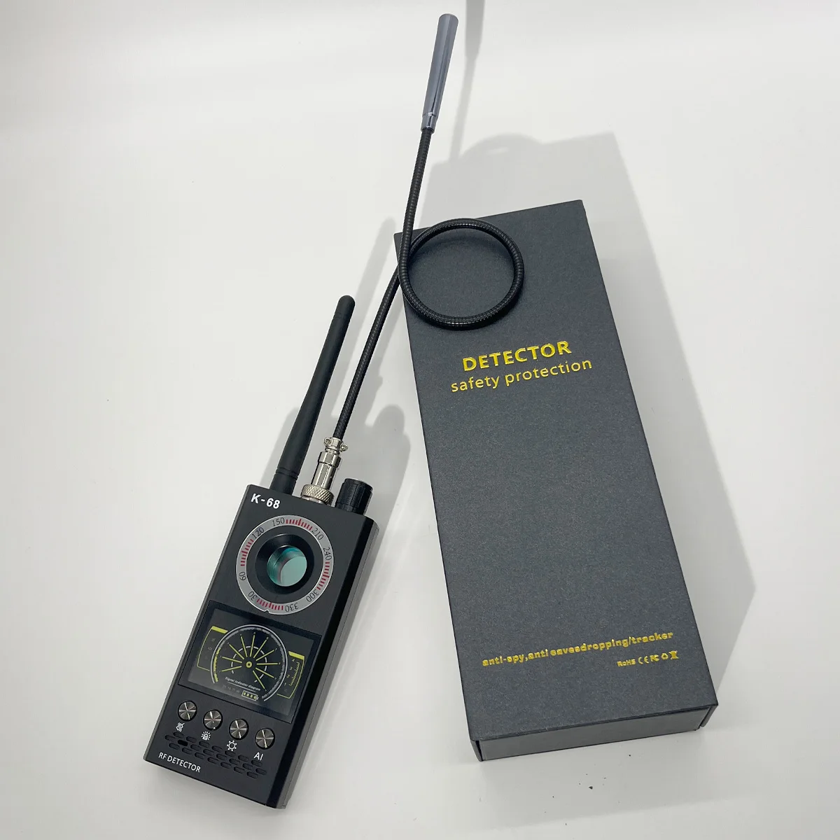 

Детектор ошибок радиочастотного сигнала, защита от подслушивания для беспроводной камеры/GPS-трекера в устройстве для бизнеса и личного использования, устройство защиты конфиденциальности