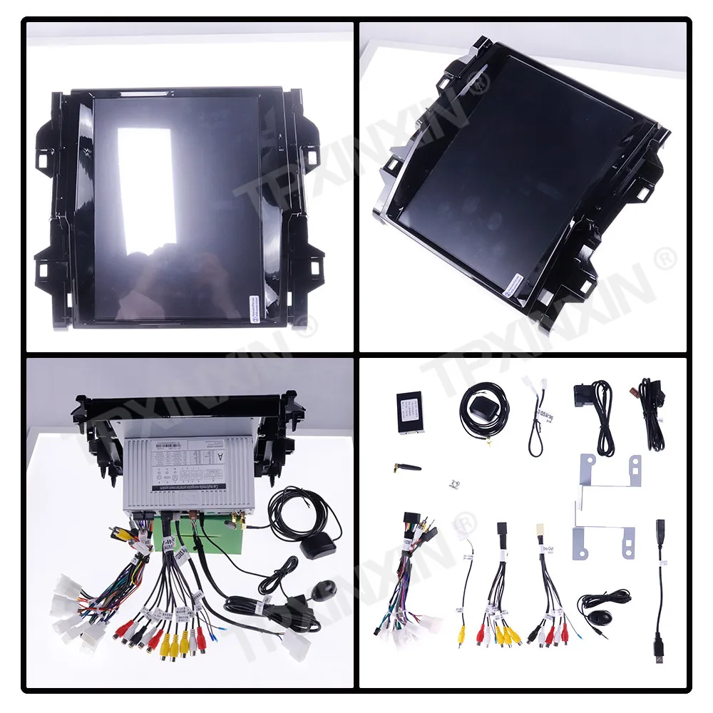 

12,1-дюймовый 8-ядерный автомобильный радиоприемник Qualcomm для Toyota Fortuner 2016-2022 с Android Auto, GPS-навигацией, мультимедийным стерео и головным устройством